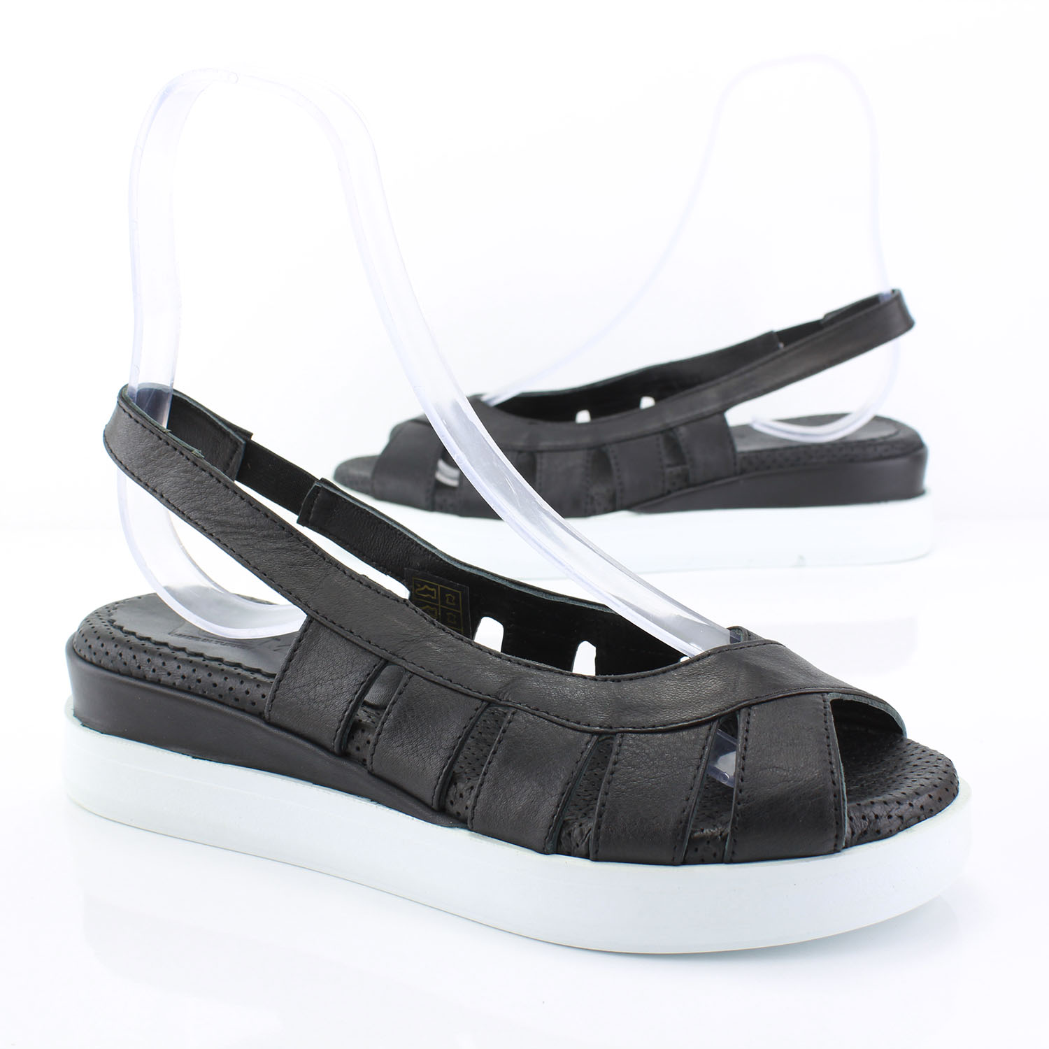 Kadın Sandal 8-11 6004 SIYAH - Image 4