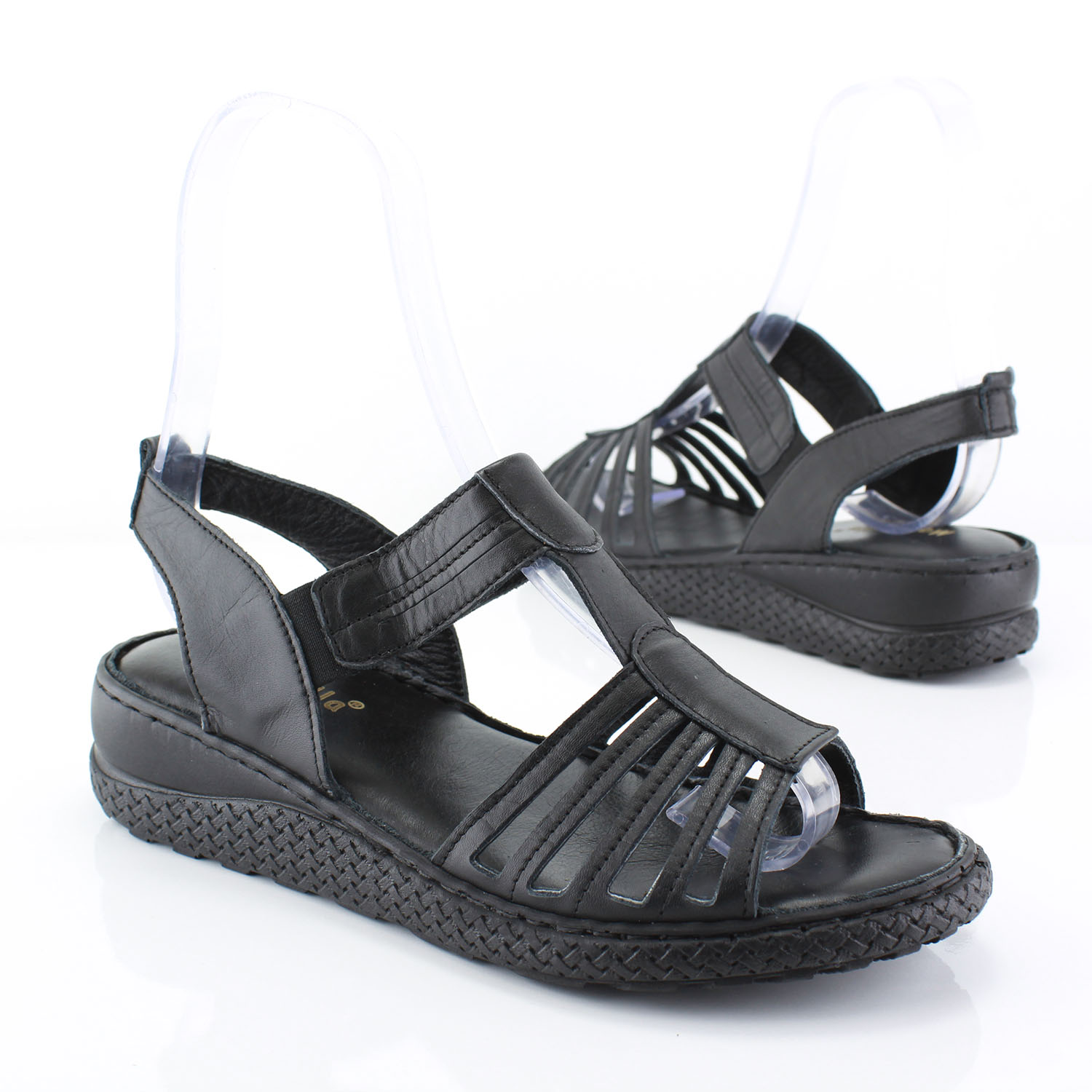 Kadın Sandal 8-4 152 SIYAH - Image 4