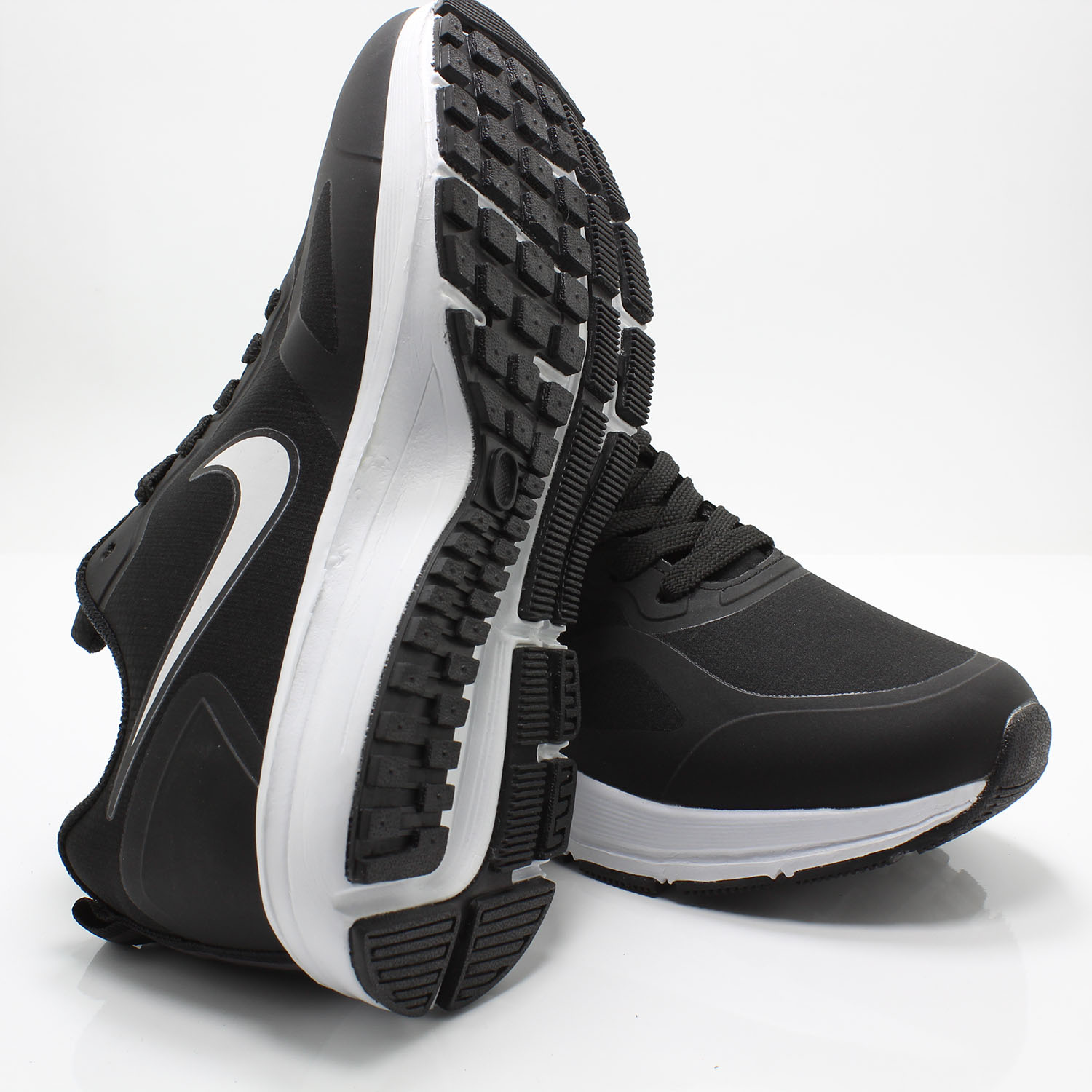 Kişilər üçün krosovkalar, qara, içərisi tekstil, üstü tekstil, alt hissəsi poli, B-25 2158-NIKE SIYAH - Image 4